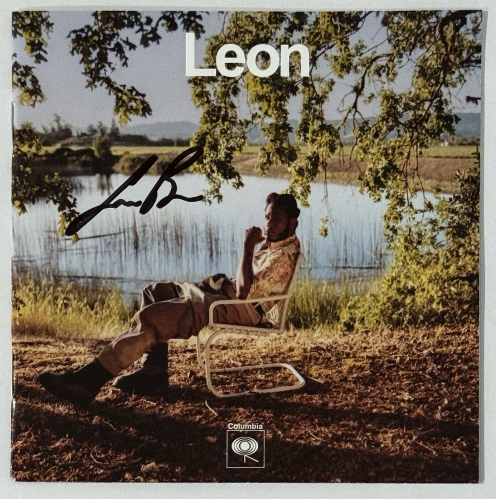SIGNED Leon Bridges LEON Album Cover Booklet Book & CD Beckett BAS COA Autograph