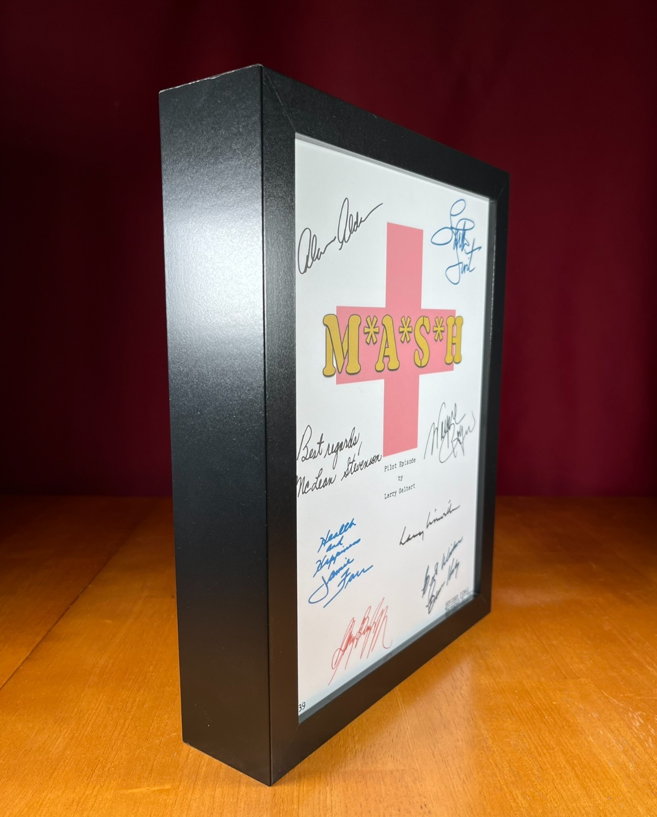 MASH Pilot & Series Finale Scripts Signed- Autograph Reprints- MASH TV Show