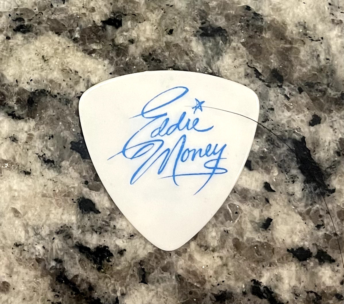 Eddie Money 2007 Wanna Go Back concert tour Tommy Girvin Guitar Pick