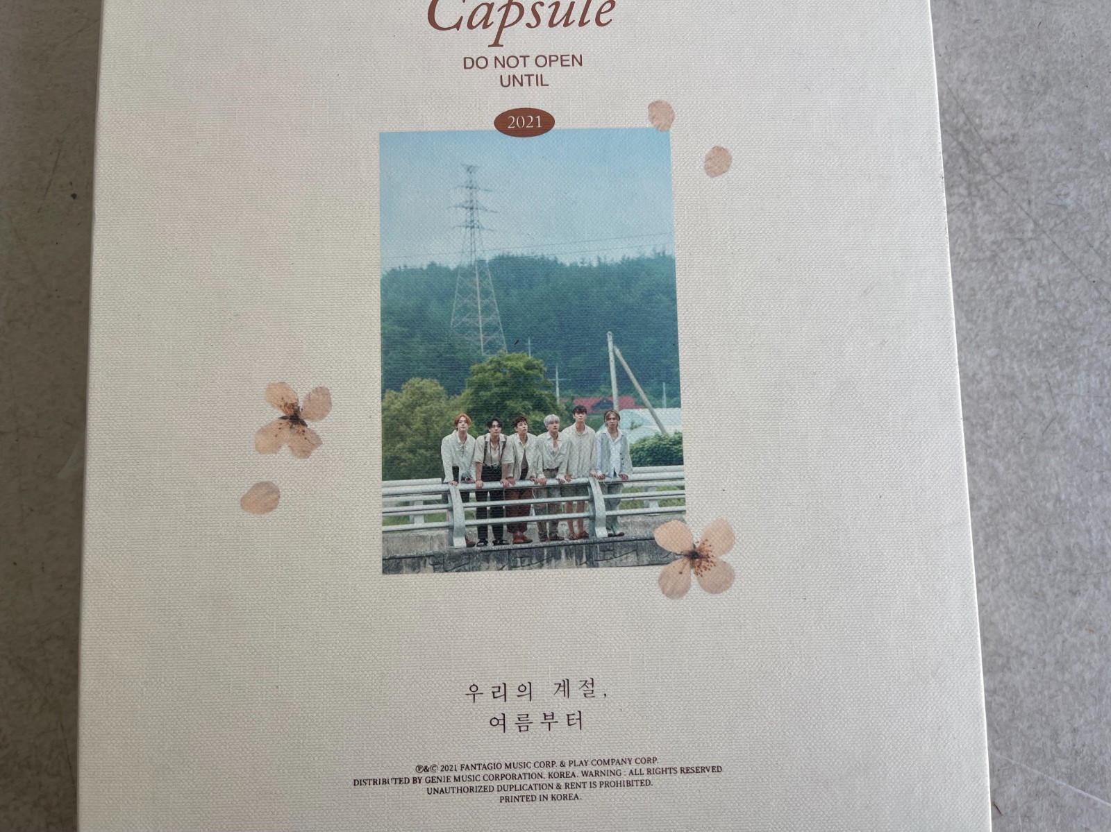 Astro 2021 Photobook: Time Capsule Summer Memories K-Pop Group DVD Poster Card