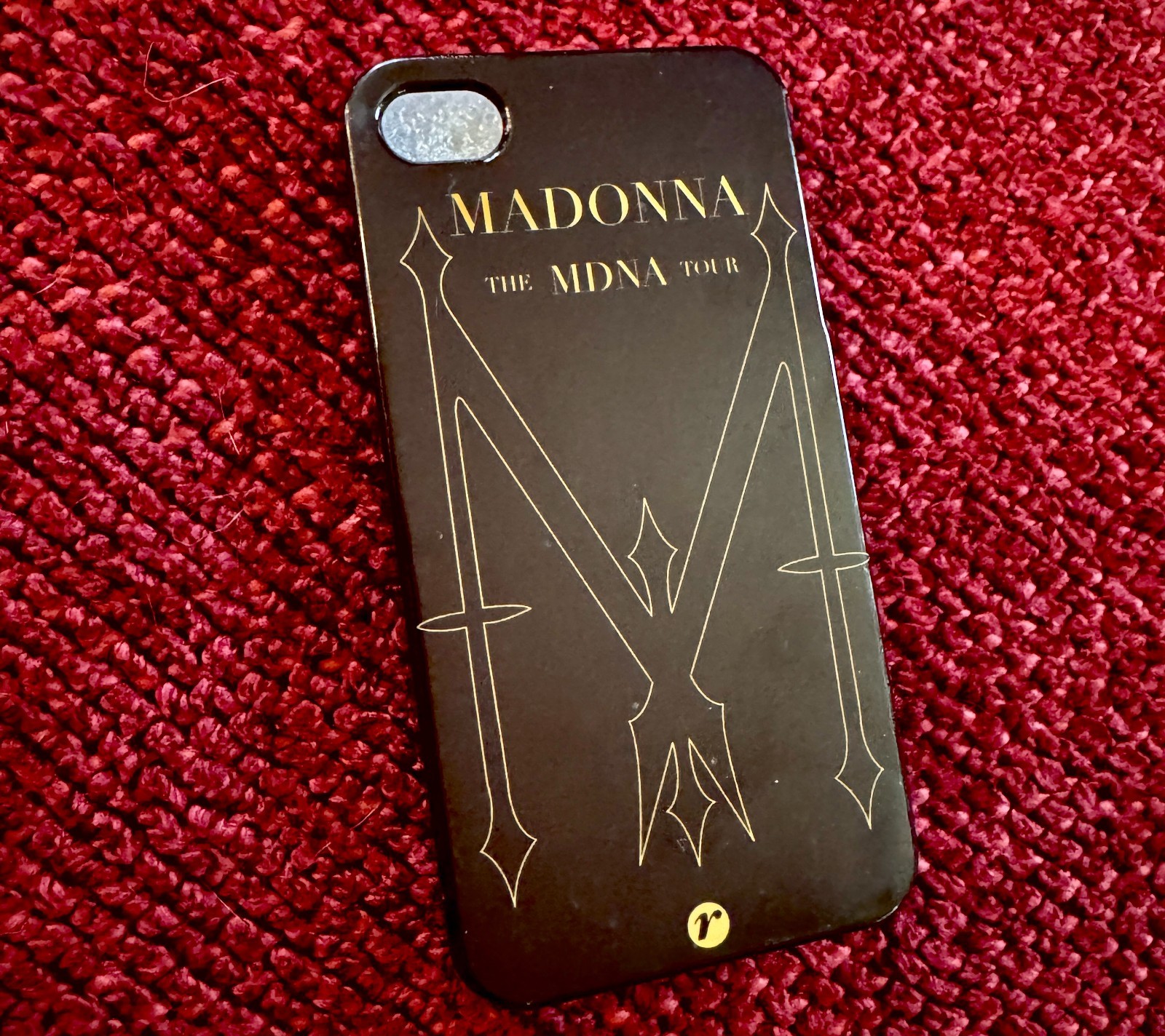 MADONNA MDNA TOUR VIP USB KEY ENGRAVED PROMO ZIPPER BAG & iPHONE CASE LOGO LOT