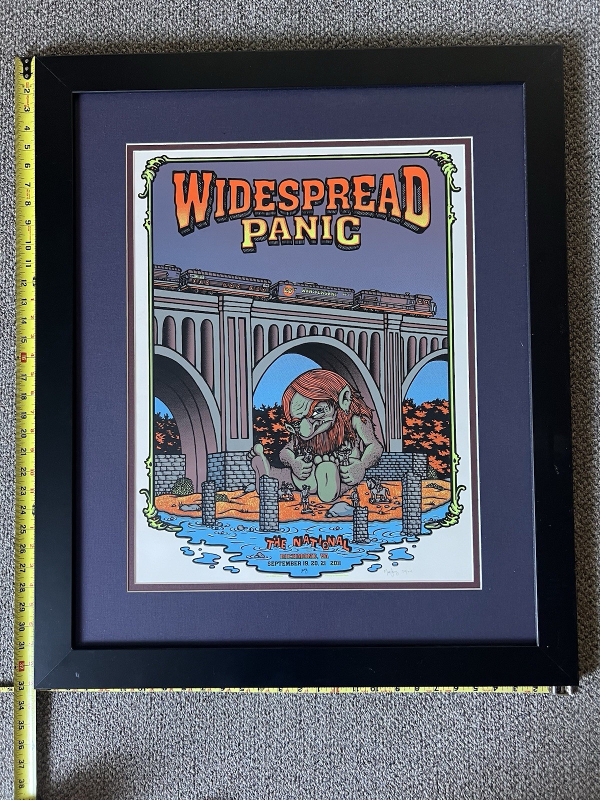 Widespread Panic The National Richmond, VA Concert Poster 2011