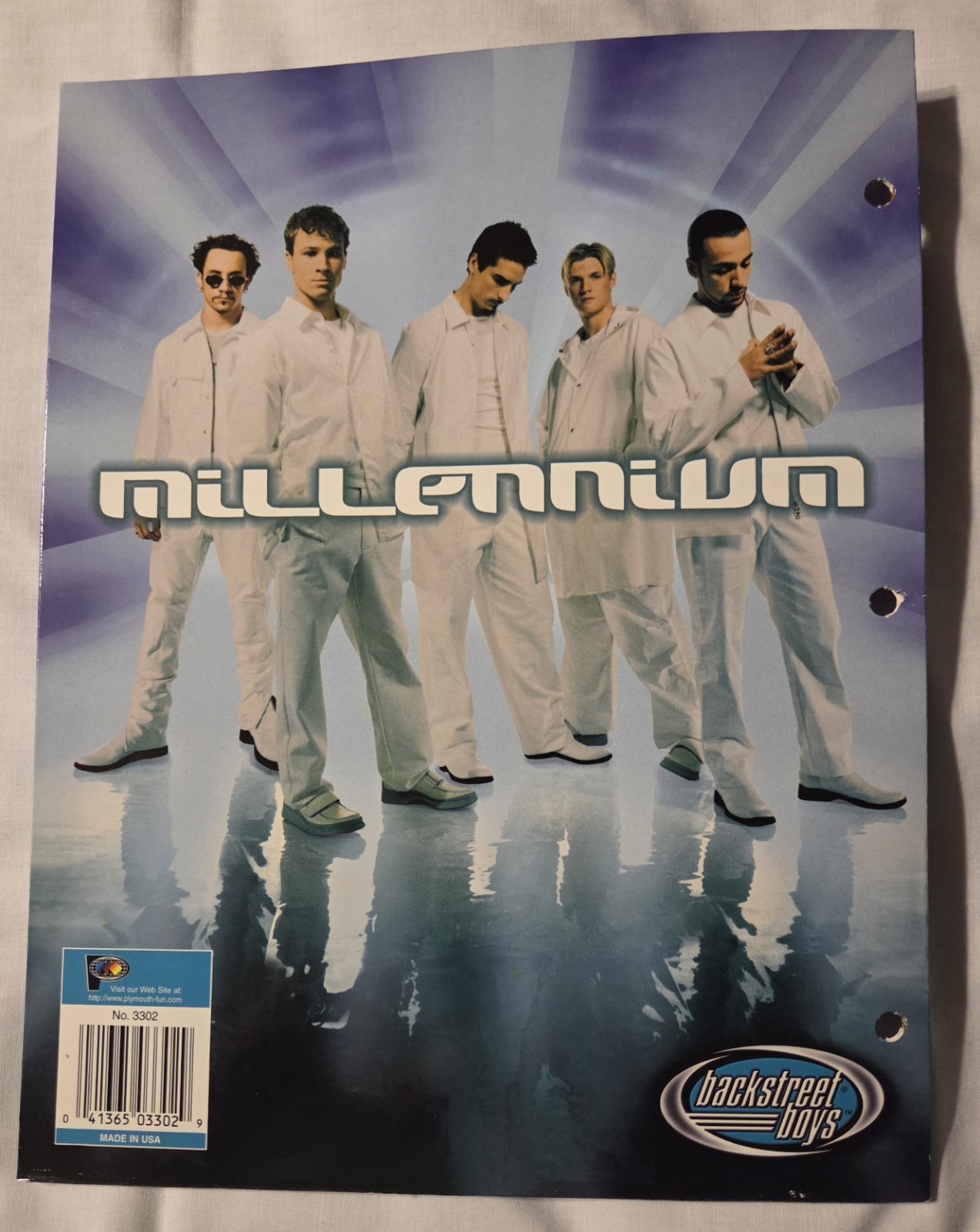 Vintage Back Street Boys Notebook Folders Pencils Case Eraser Ruler Unused Lot