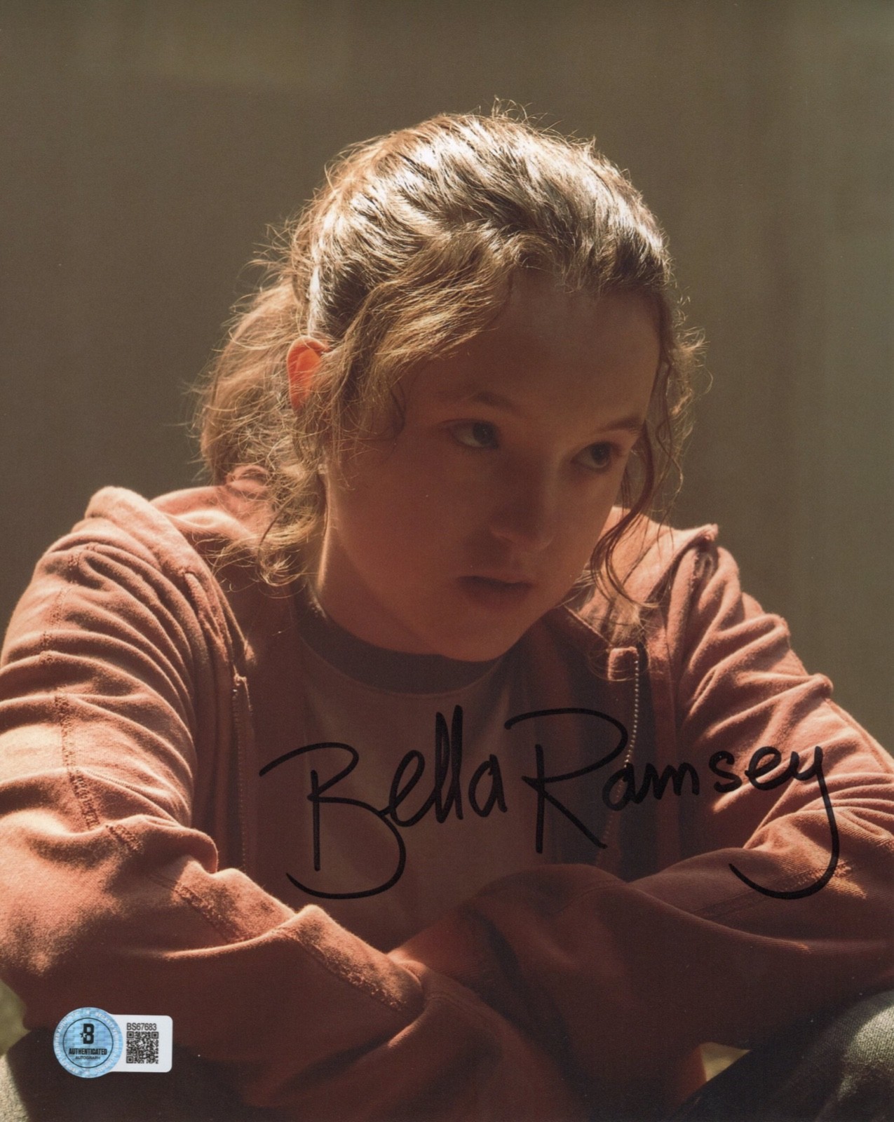 Bella Ramsey Autographed Signed GAME OF THRONES 8×10 Photo Beckett BAS COA
