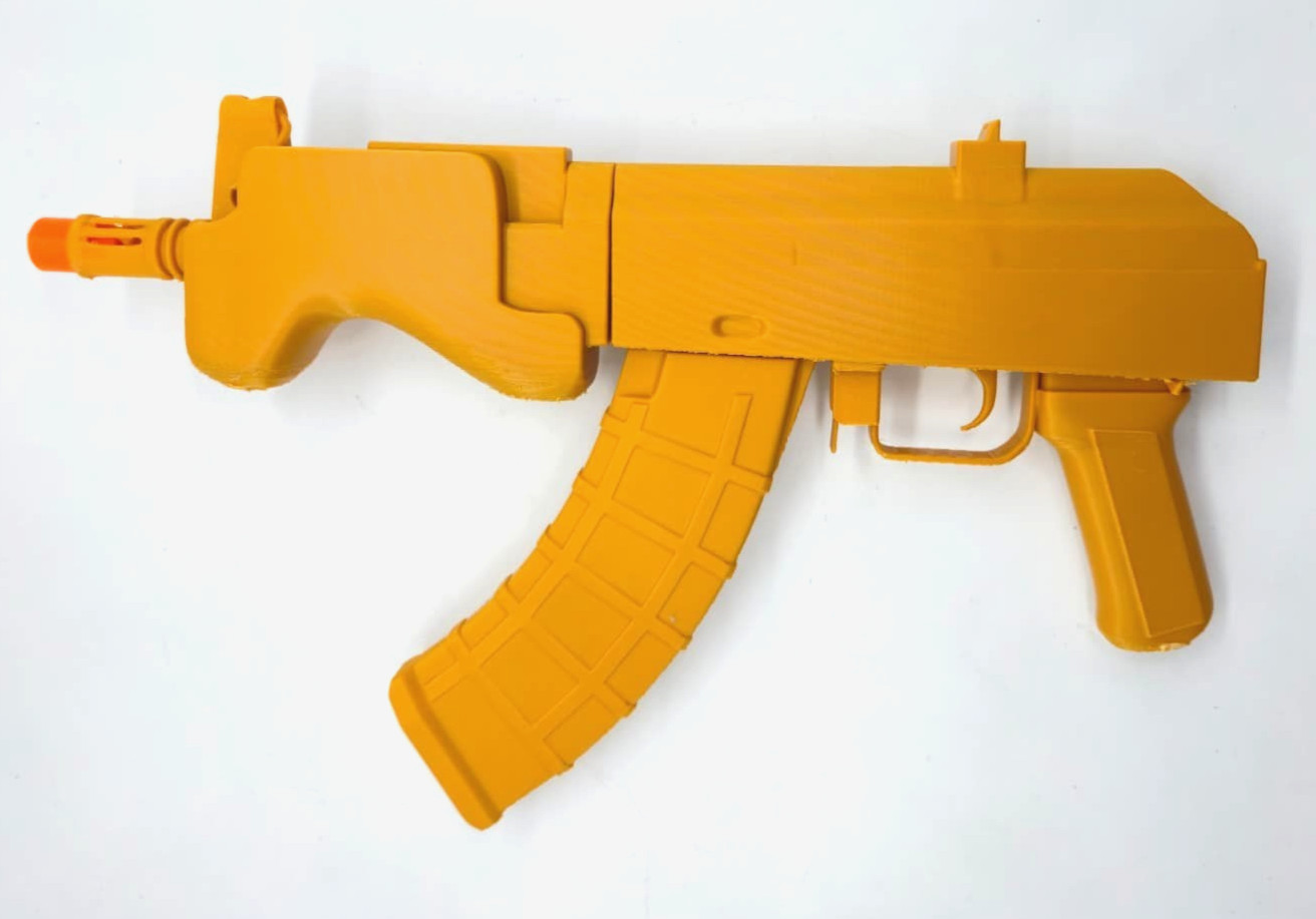 Replica Micro Draco 1:1 Scale Submachine Prop Gold Edition Gun Fantast & Cosplay
