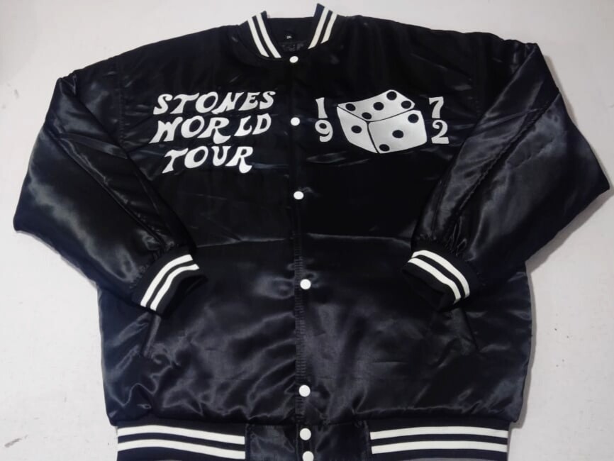 RARE Rolling Stones 1972 tour jacket size small medium Large XL 2XL 3XL