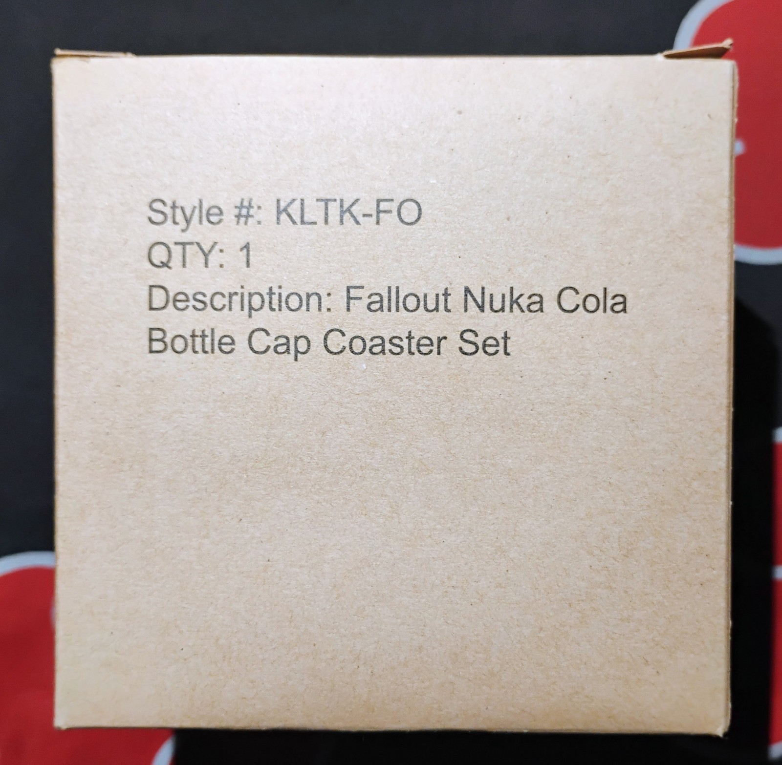 Bethesda : Fallout Nuka Cola Bottle Cap Coasters Set of 4 See Pics & Description