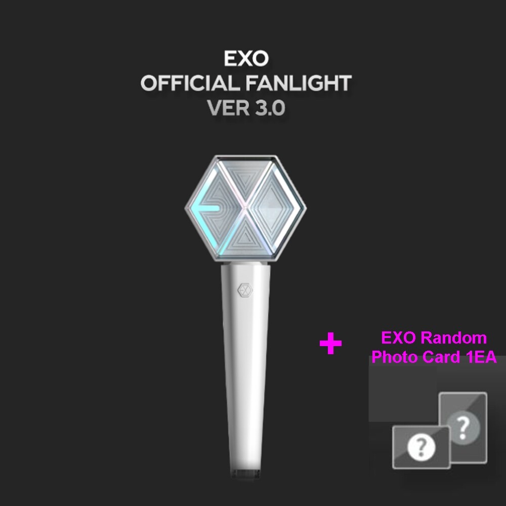 EXO OFFICIAL FAN LIGHT LIGHTSTICK VER 3.0 + Benefits + Free Traking Num