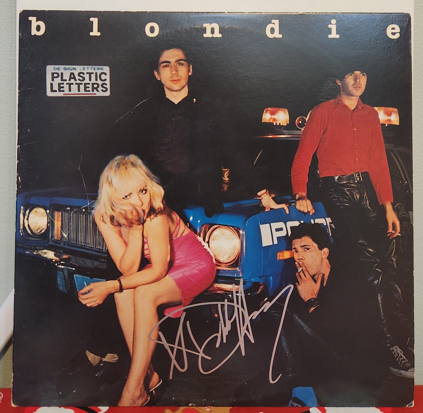 Debbie Harry Signed Blondie Vinyl Plastic Letters Beautiful Blonde Singer COA
