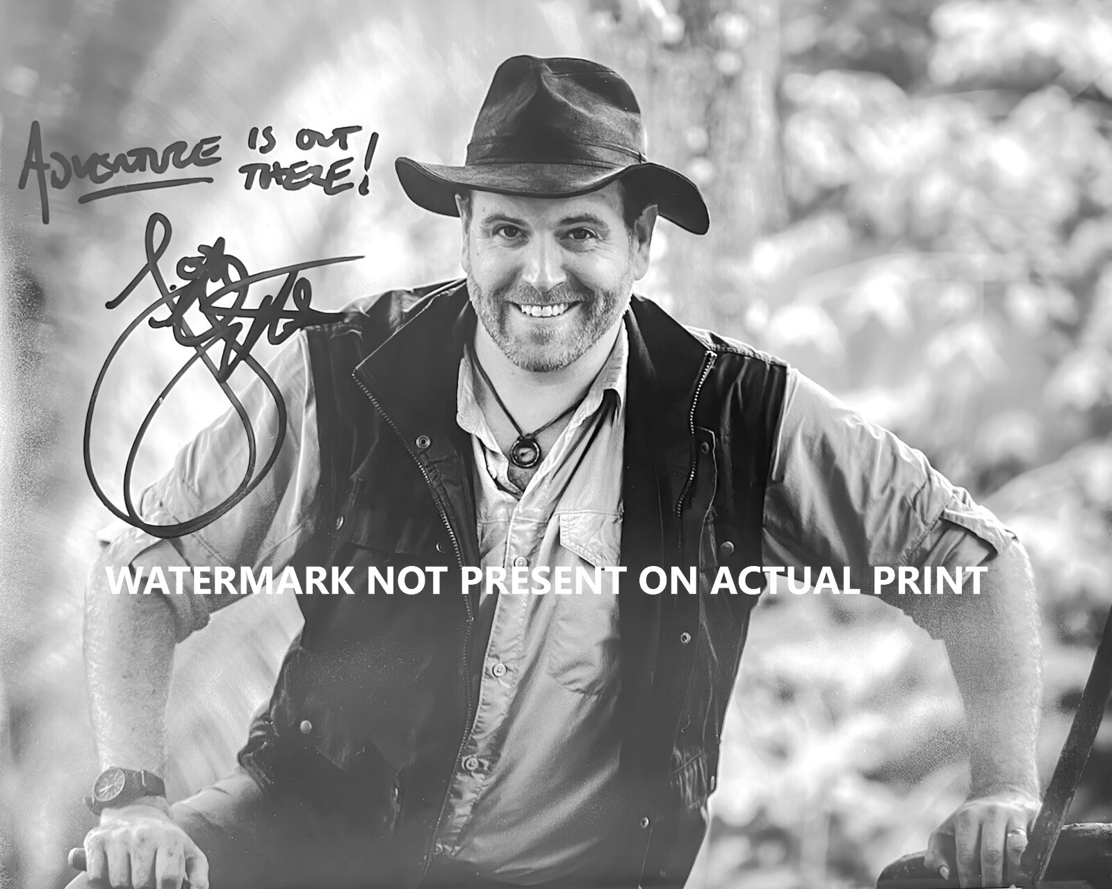 JOSH GATES SIGNED 8×10 PHOTO EXPEDITION UNKNOWN DESTINATION TRUTH TV reprint 12