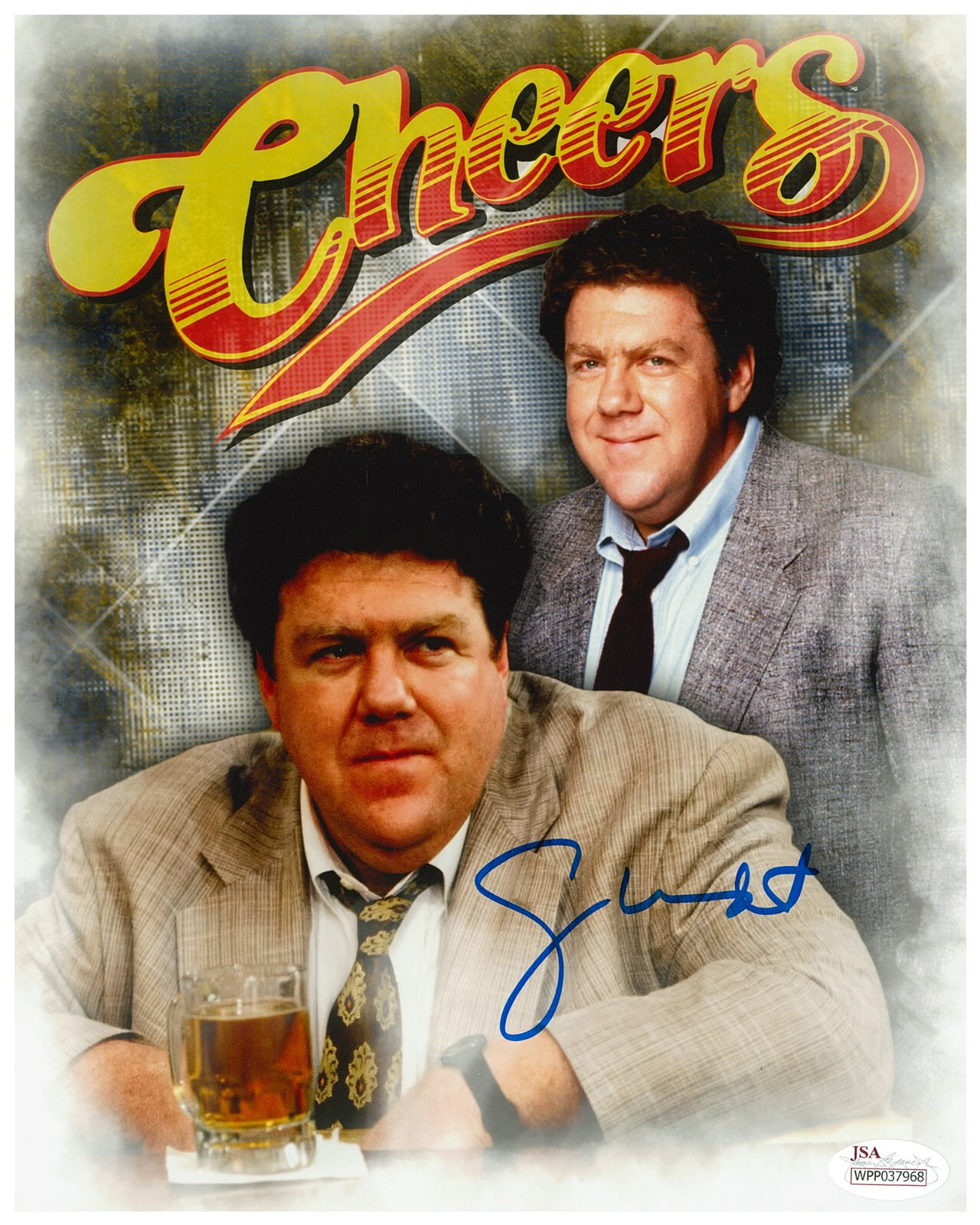 George Wendt Signed “Cheers” 8×10 Photo (JSA COA) Norm Peterson