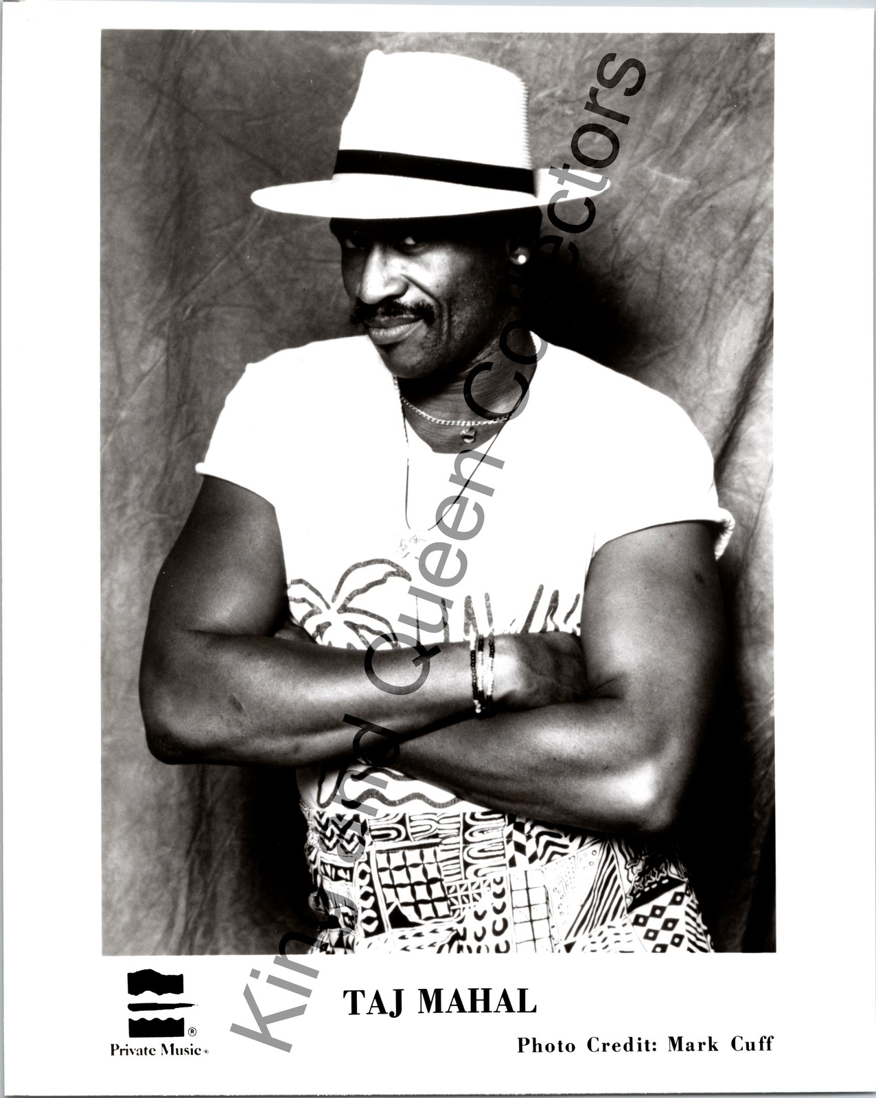 Taj Mahal Original Private Music Blues Press Photo Publicity Photograph