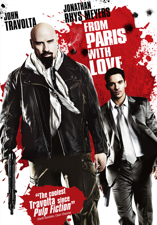 FROM PARIS WITH LOVE Movie POSTER 27×40 H John Travolta Jonathan Rhys Meyers