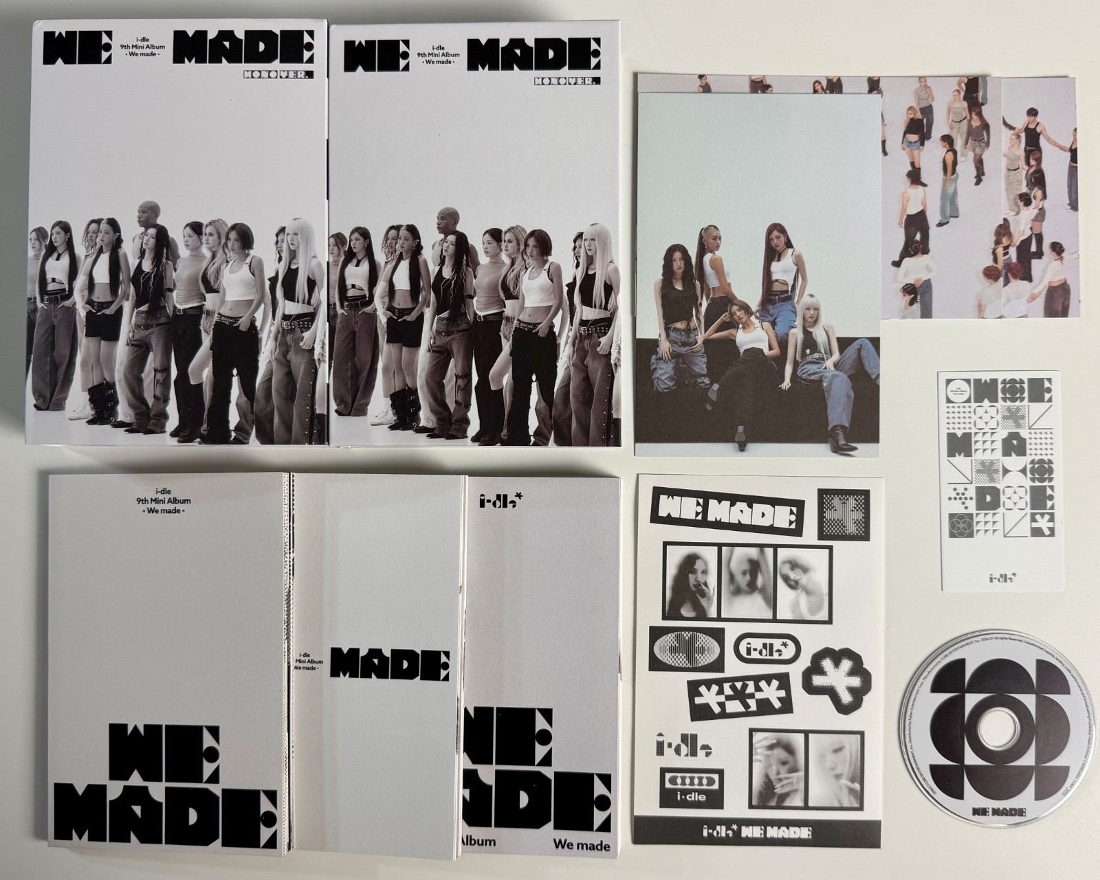 I-DLE IDLE WE MADE 9th Mini Album Mono Version Unsealed No Photocard