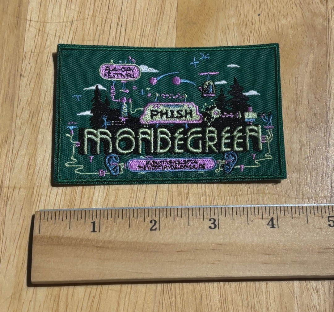 Phish Mondegreen Patch – A four-day Phish festival held August 15–18, 2024