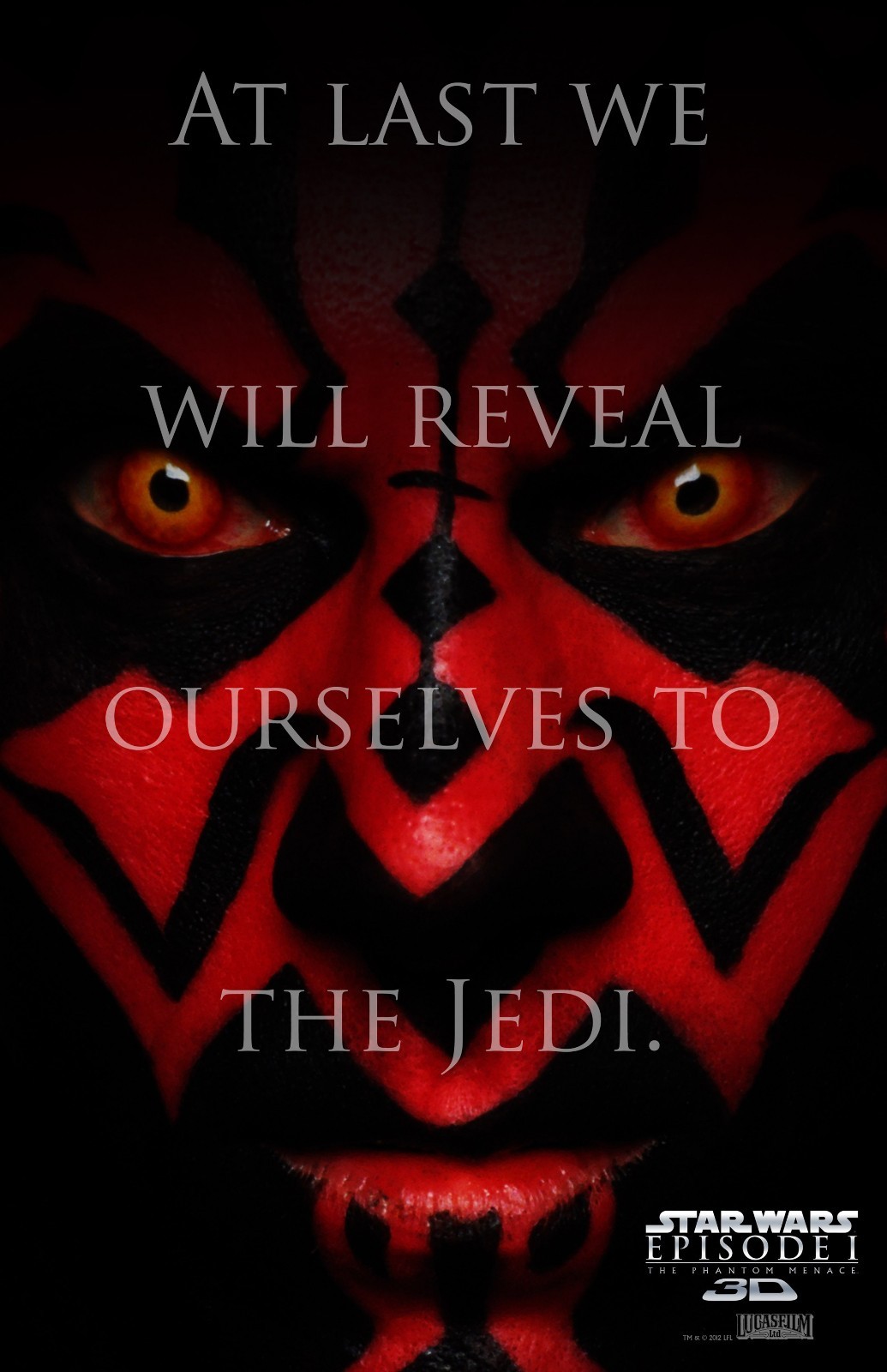 Star Wars movie poster – 11″ x 17″ – Episode 1 – Darth Maul poster (b)