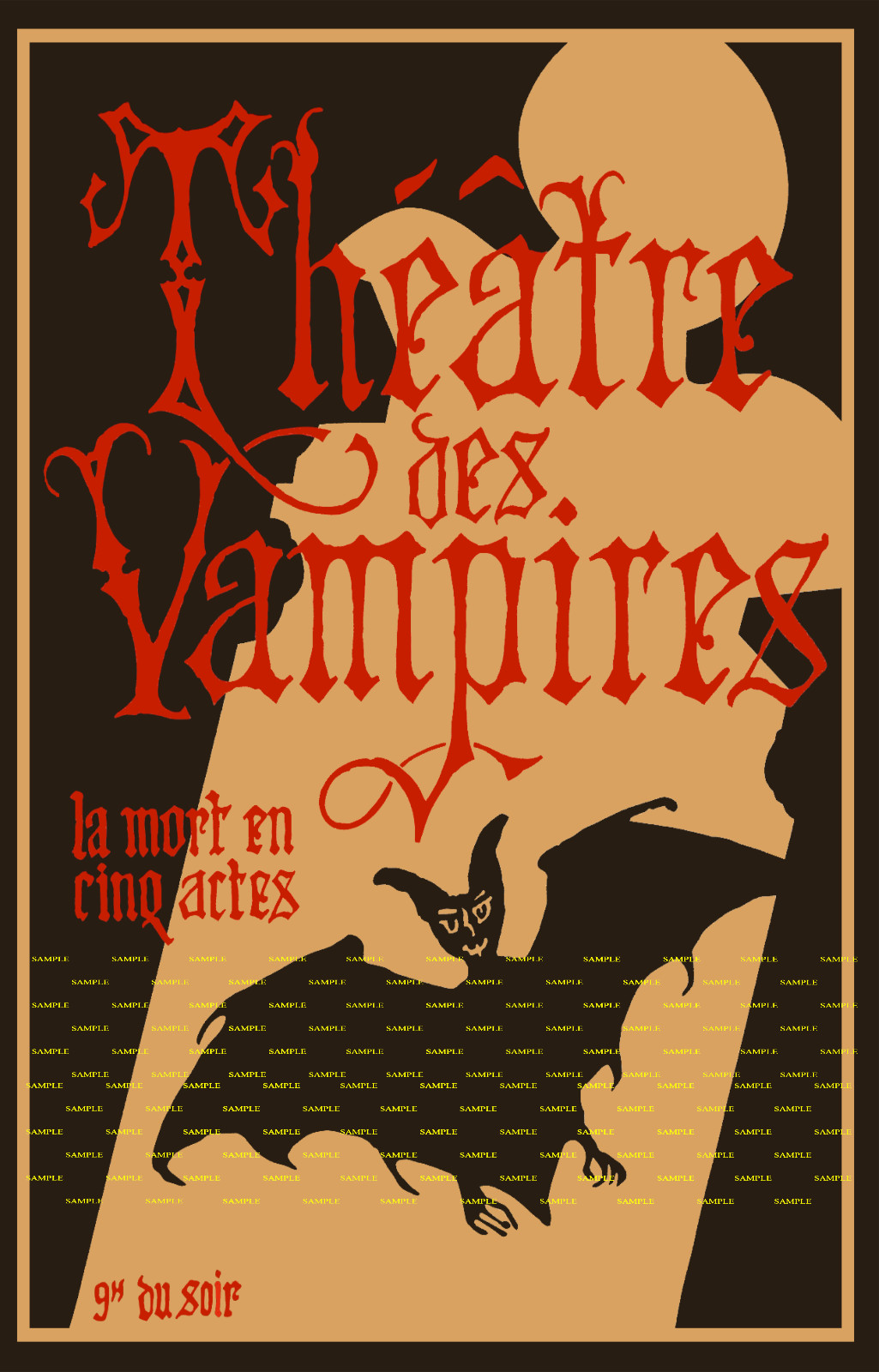 Interview with a Vampire ( 11″ x 17″ ) Theatre Des Vampires Poster