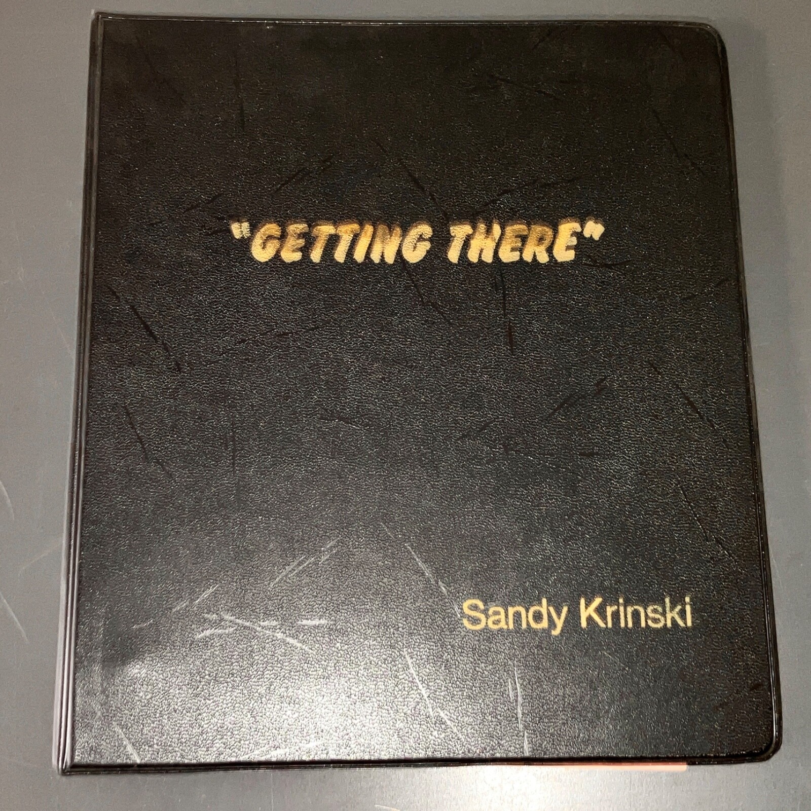GETTING THERE 1979 CBS TV MOVIE PILOT Final Draft Binder Krinksi & Lila Garrett!
