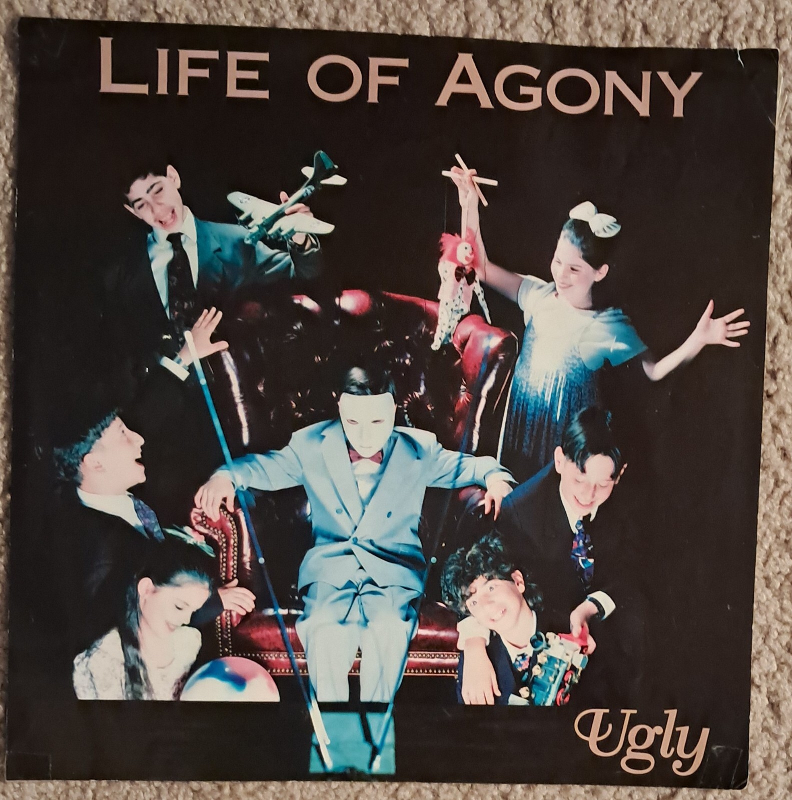 LIFE OF AGONY Ugly Promo Flat Original rare NYHC SOIA Biohazard Cro-Mags Metal