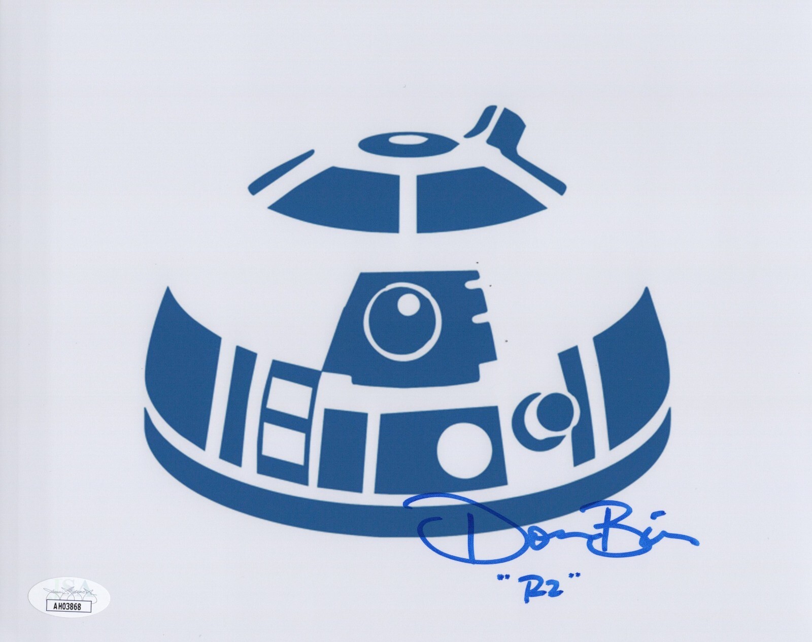DON BIES Signed STAR WARS 8×10 R2 MODEL MAKER Authentic Autograph Photo JSA COA