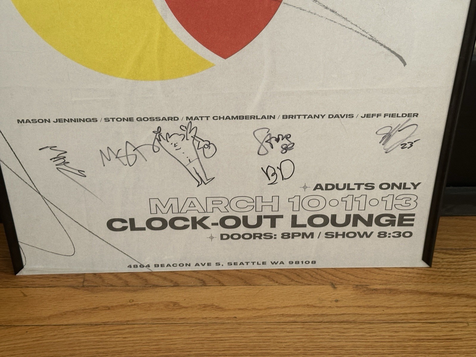 signed Painted Shield poster
