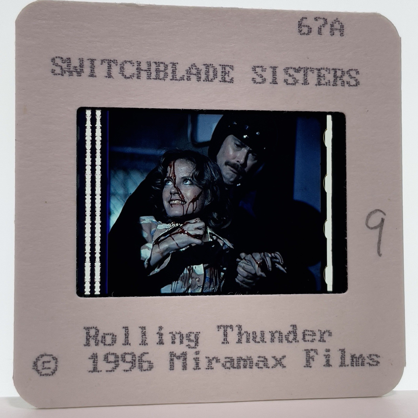35mm Slide Switchblade Sisters 70s Movie Vintage Publicity Promotion #9