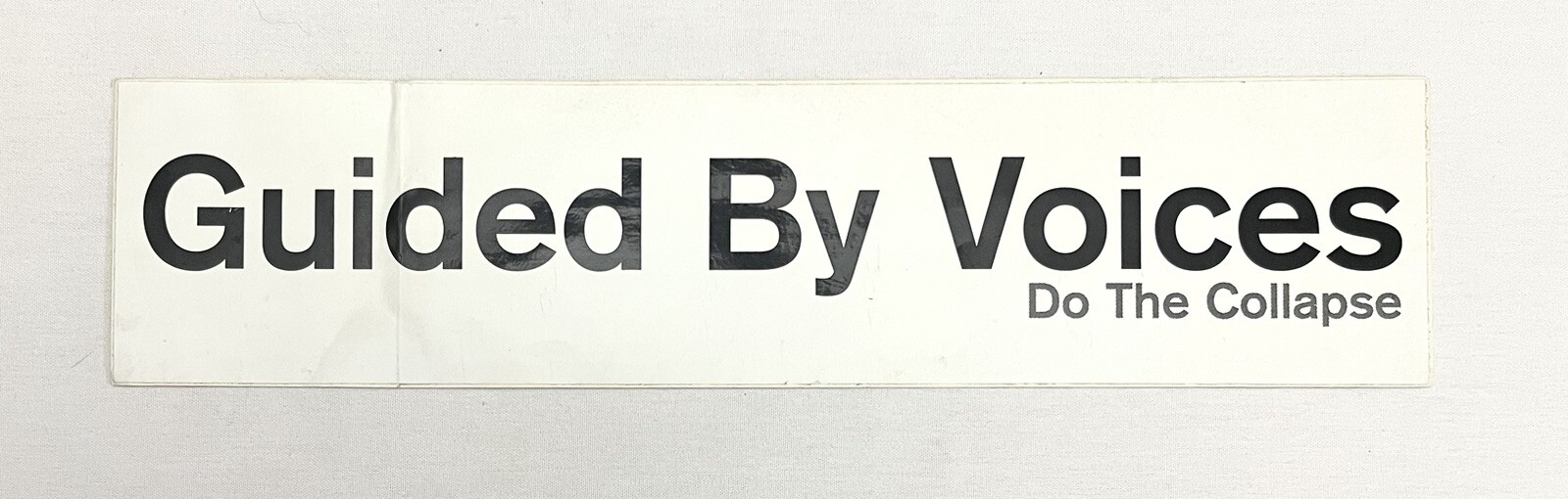 Rare GUIDED BY VOICES Do The Collapse Promo Bumper Sticker 1999 Pollard – Ocasek