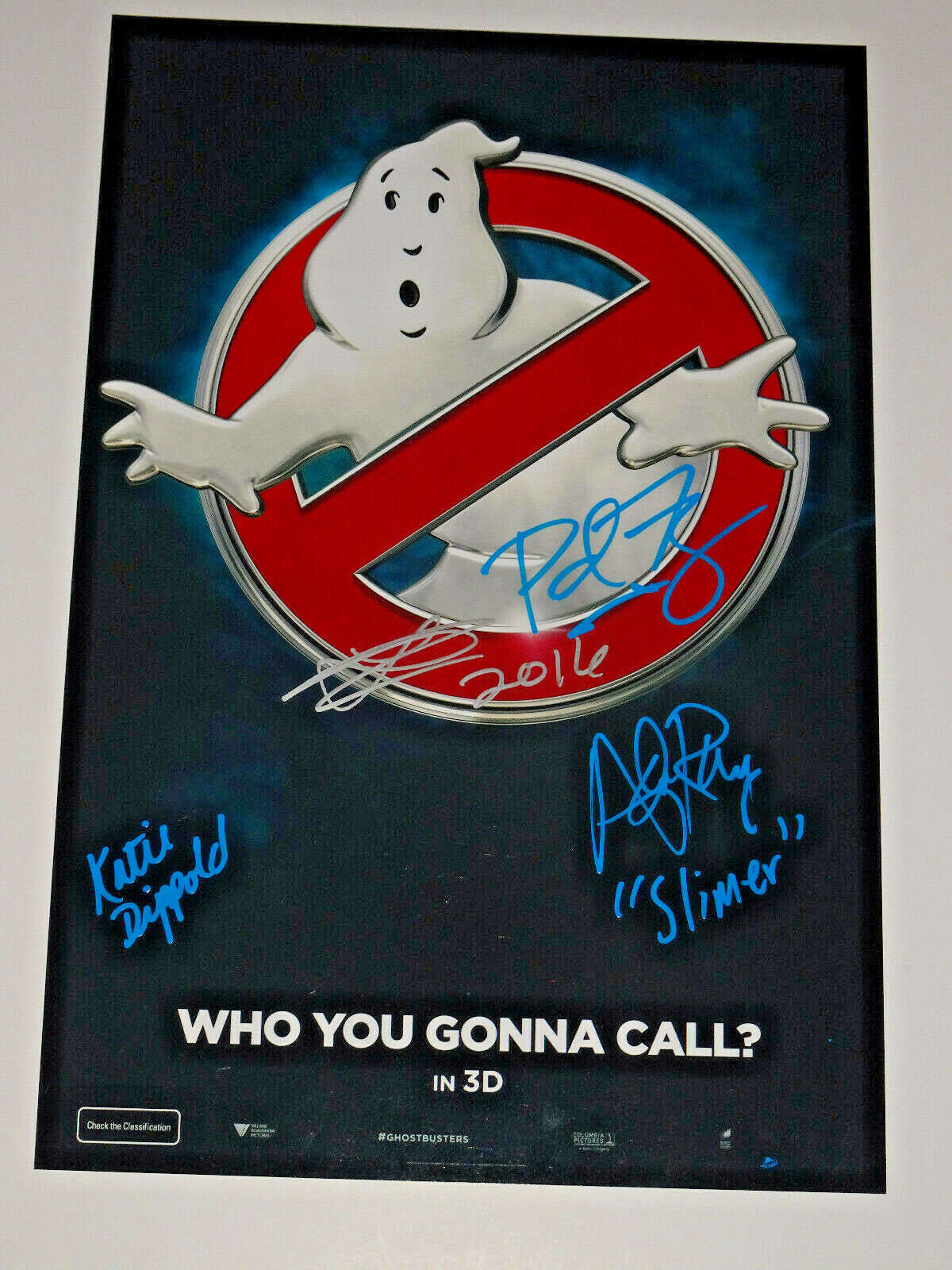 GHOSTBUSTERS 2016 CAST SIGNED X4 AUTOGRAPHED 12X18 PHOTO POSTER PAUL FEIG JONES