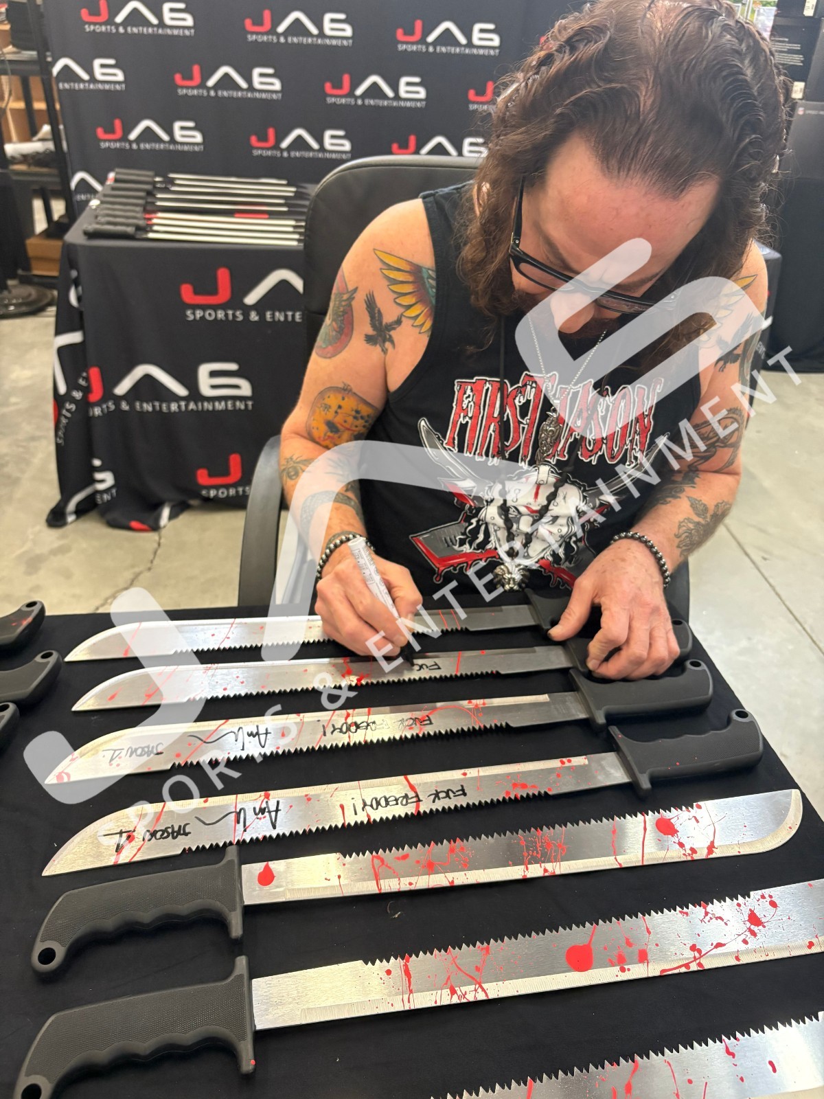 Ari Lehman autographed signed inscribed machete Friday the 13th JSA Jason