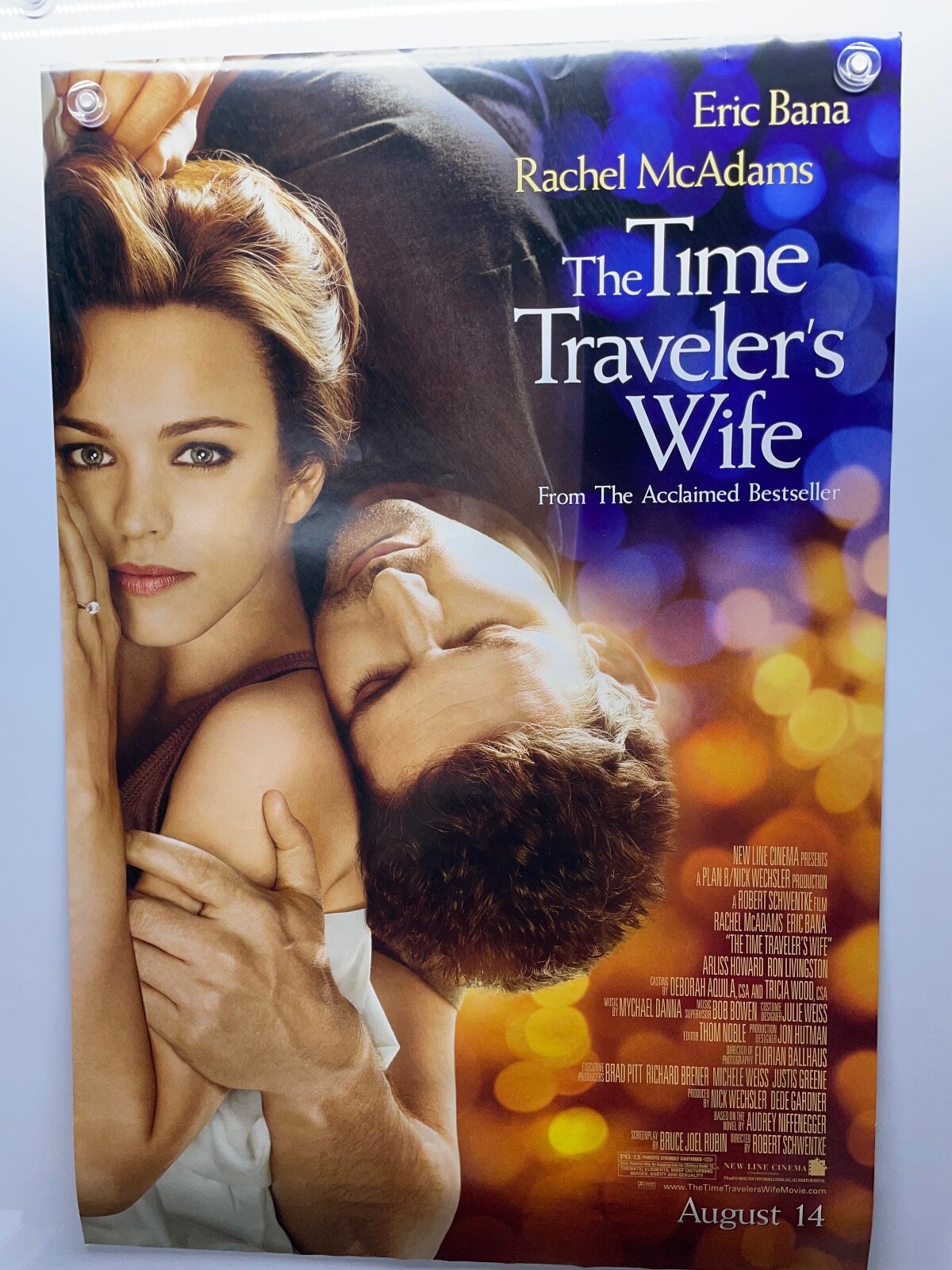 THE TIME TRAVELER’S WIFE MOVIE POSTER 2 Sided ORIGINAL 27×40 RACHEL MCADAMS