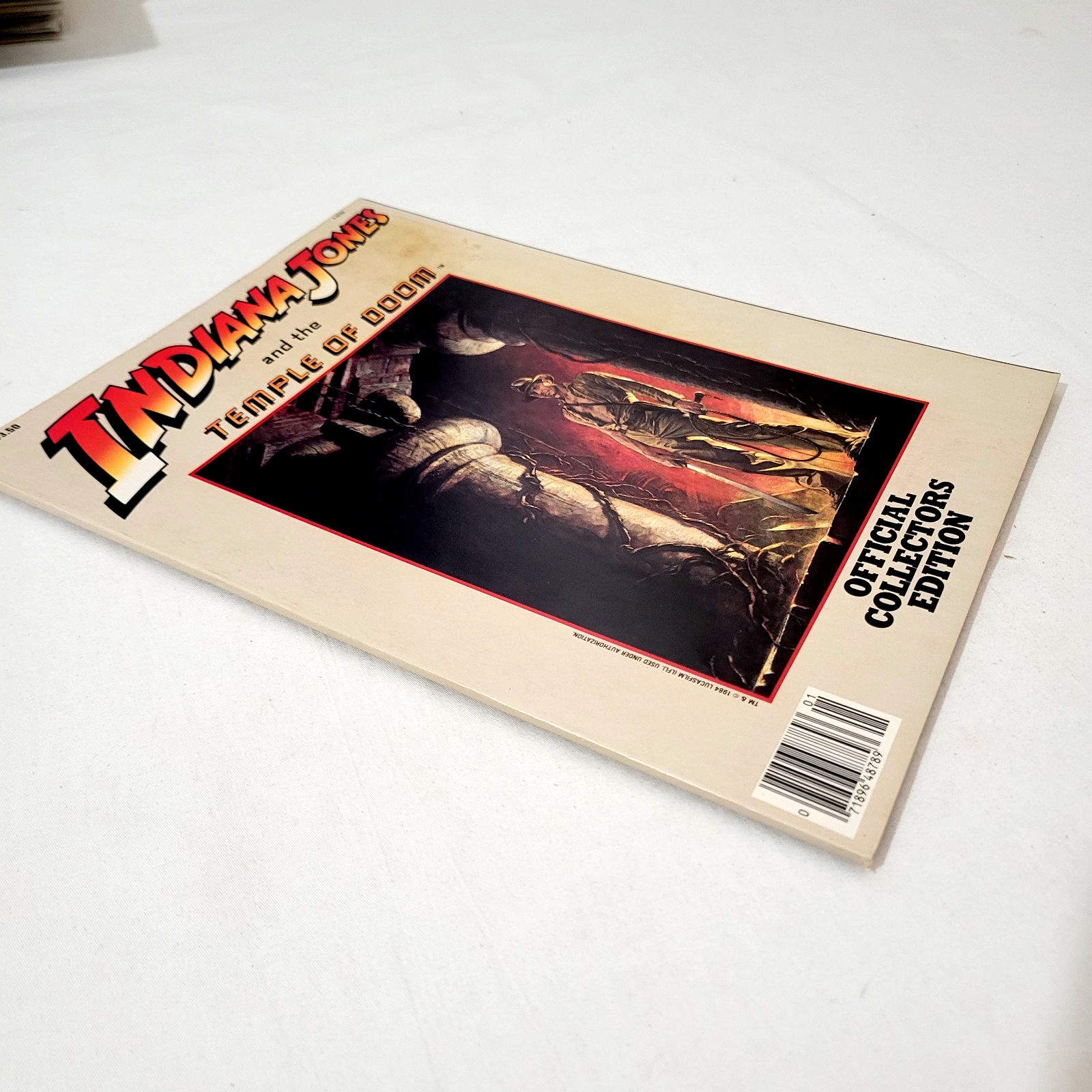 Indiana Jones And The Temple Of Doom Collector Edition 1984 Softcover Book (782)