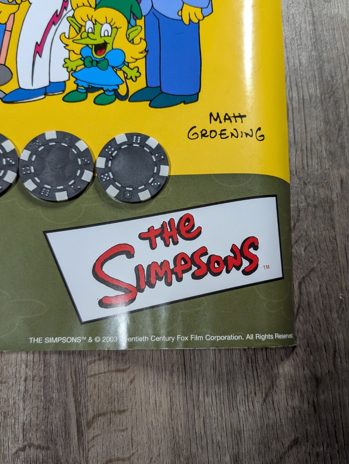 SIMPSONS POSTER NEW 2003 RARE VINTAGE COLLECTIBLE OVERSIZED GIANT 60 X 40 SUPER