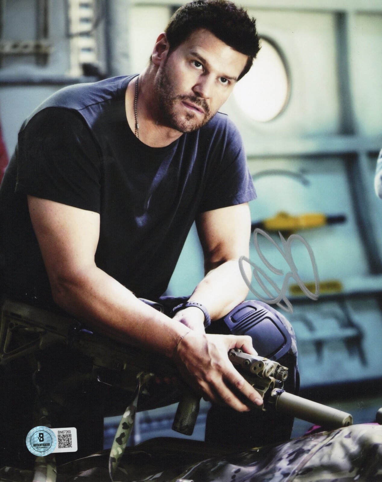 David Boreanaz BONES Autographed Signed SEAL TEAM 8×10 Photo Beckett BAS COA