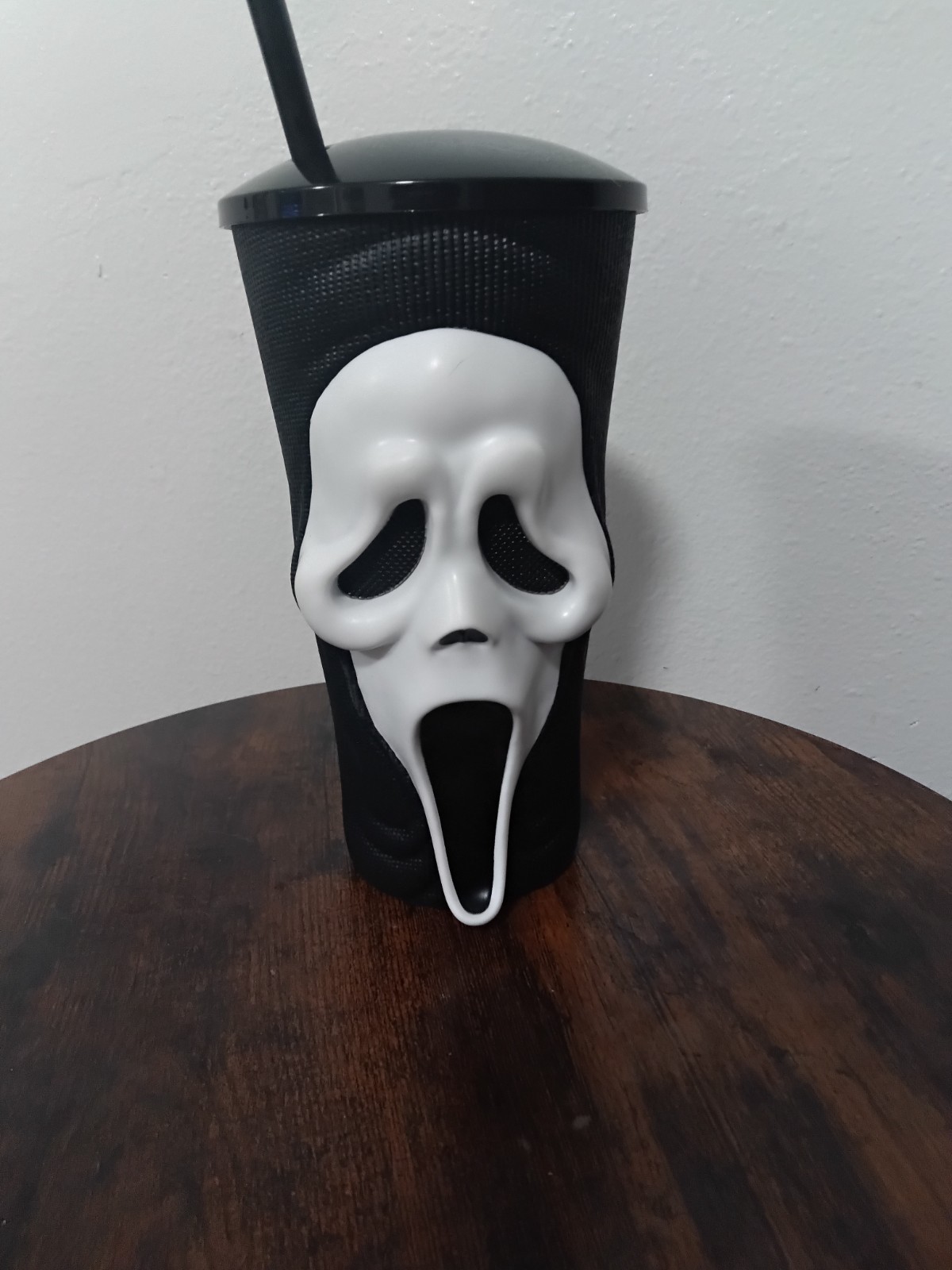 Scream 7 Ghost Face Tumbler Gripper Cup Regal Cinemark ACM Theaters With Straw