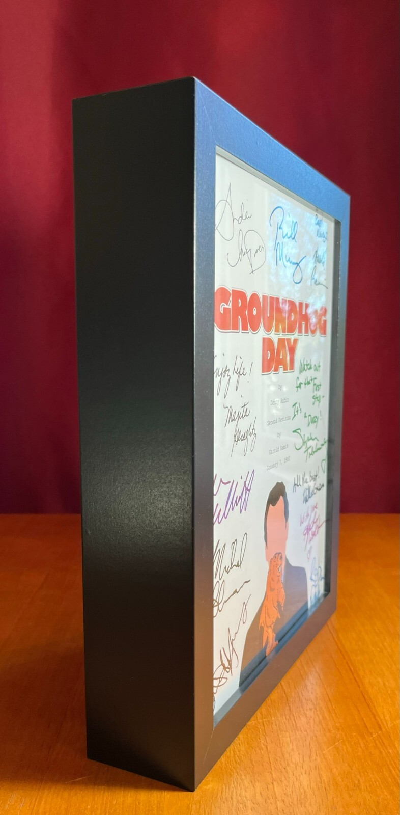 Groundhog Day Script Cast-Signed – Autograph Reprints – 126 Pages