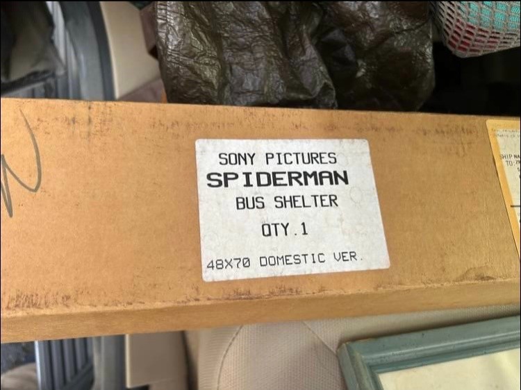 Original Spiderman Bus Shelter Movie Release Poster 48″ X 70″