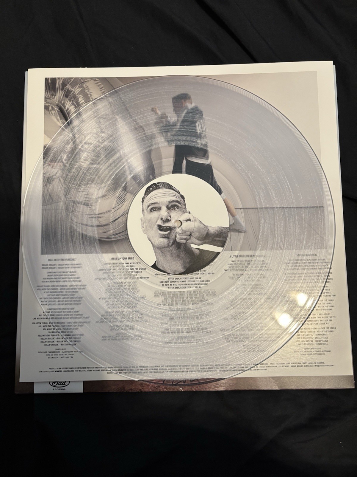 Bryan Adams signed / Autographed Vinyl LP roll with the punches New