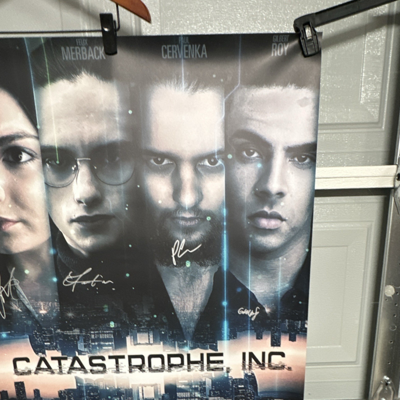 Catastrophe, Inc. Original Autographed Poster Signed by Gulsen, Merback, Cerven…