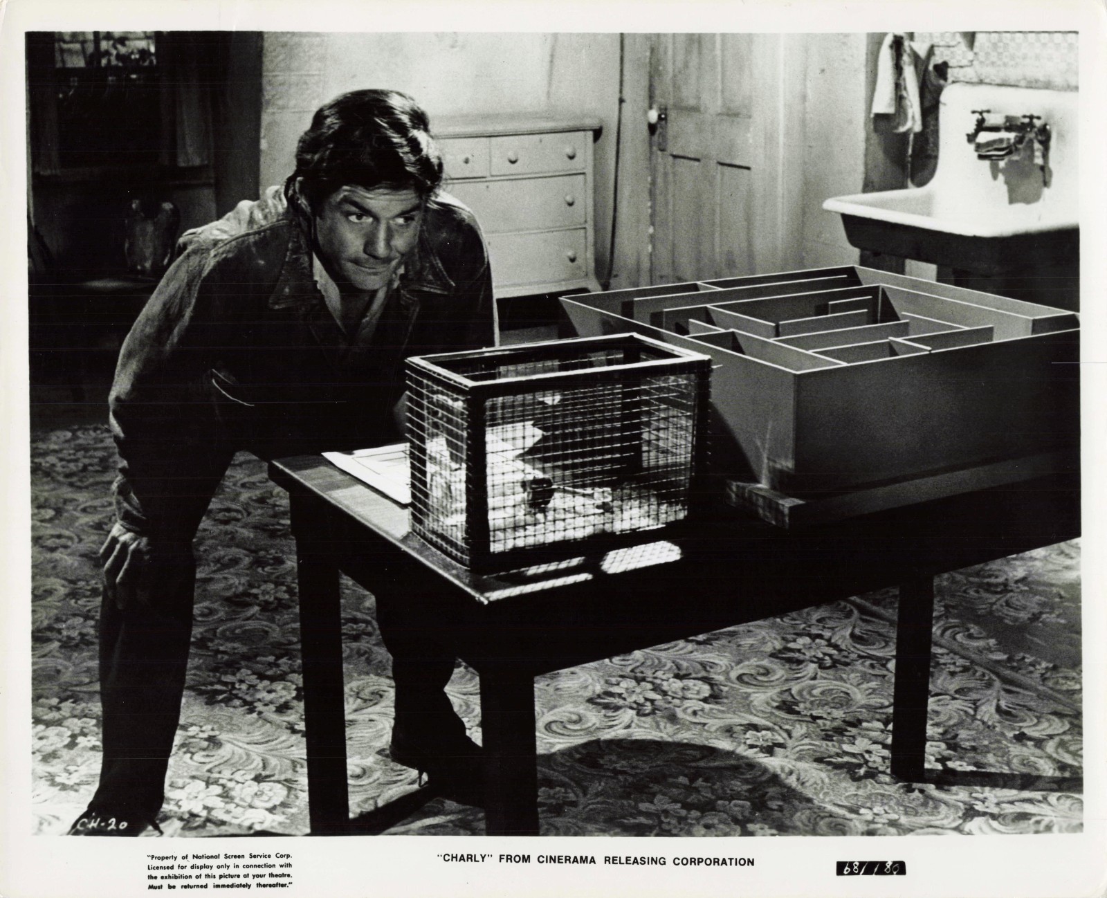 Press Photo 8×10 VINTAGE – Charly – Cliff Robertson