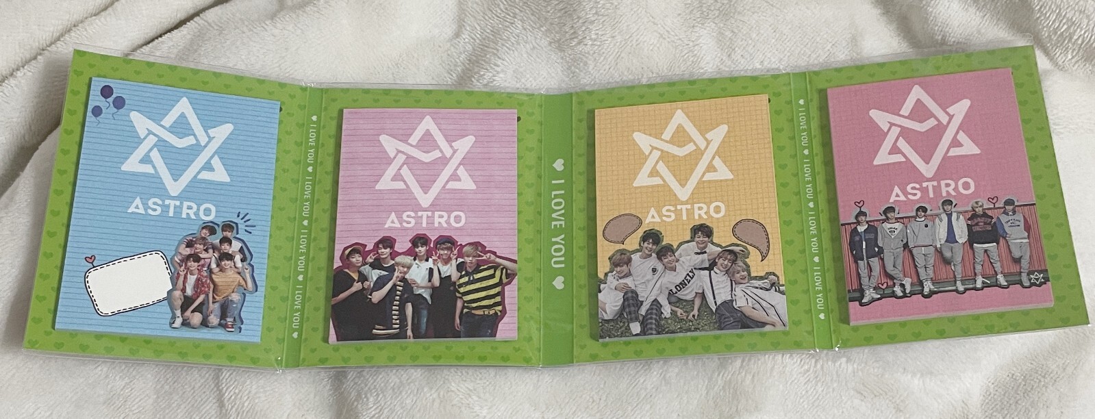Fantagio, ASTRO Kpop Group Mini Folder Notes, 4 Notes in 1 Folder