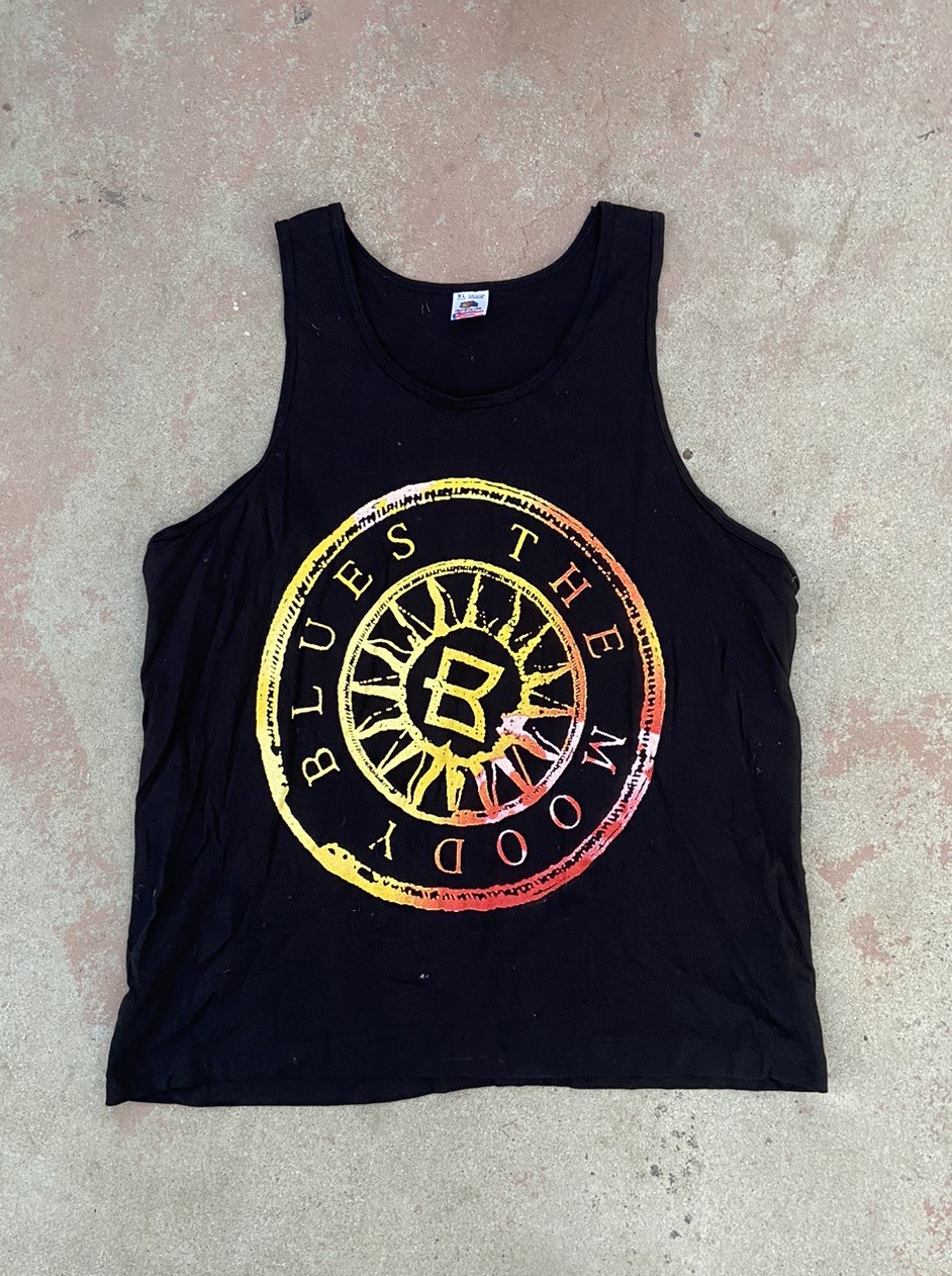 Vintage The Moody Blues Rock Concert T-Shirt Tee Tank Top 90s Single Stitched XL