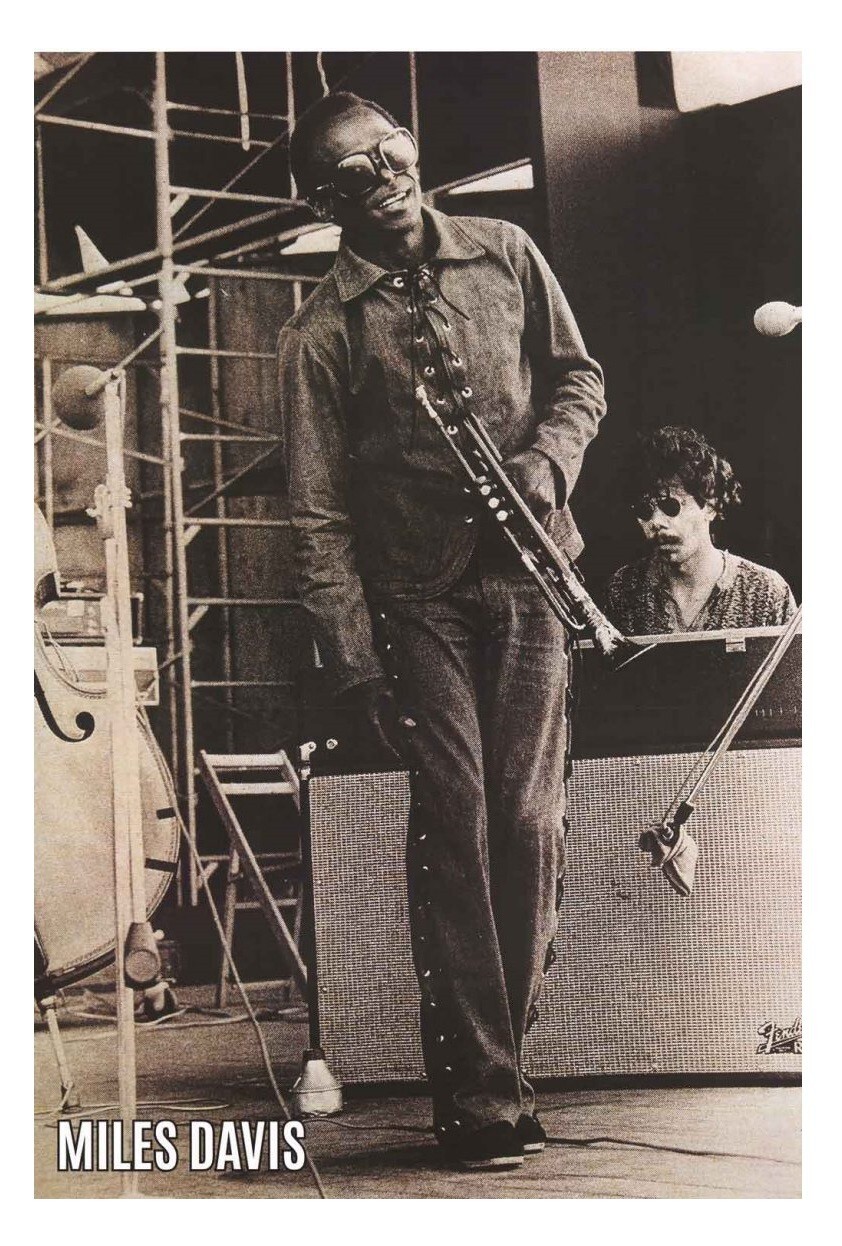 MILES DAVIS POSTER Live on Stage 1968 JAZZ Be-Bop avant-garde TRUMPET #6