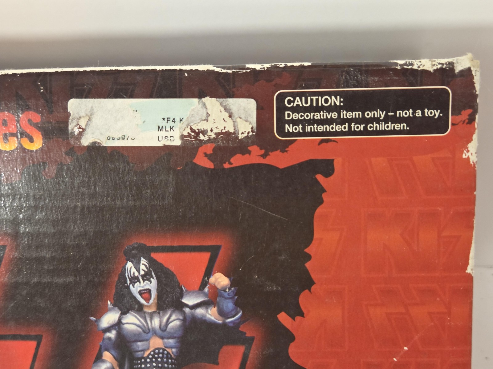 KISS Collectable Figurines Set 4 Fun 4 All 5.5in Star Child Cat Space Ace Demon