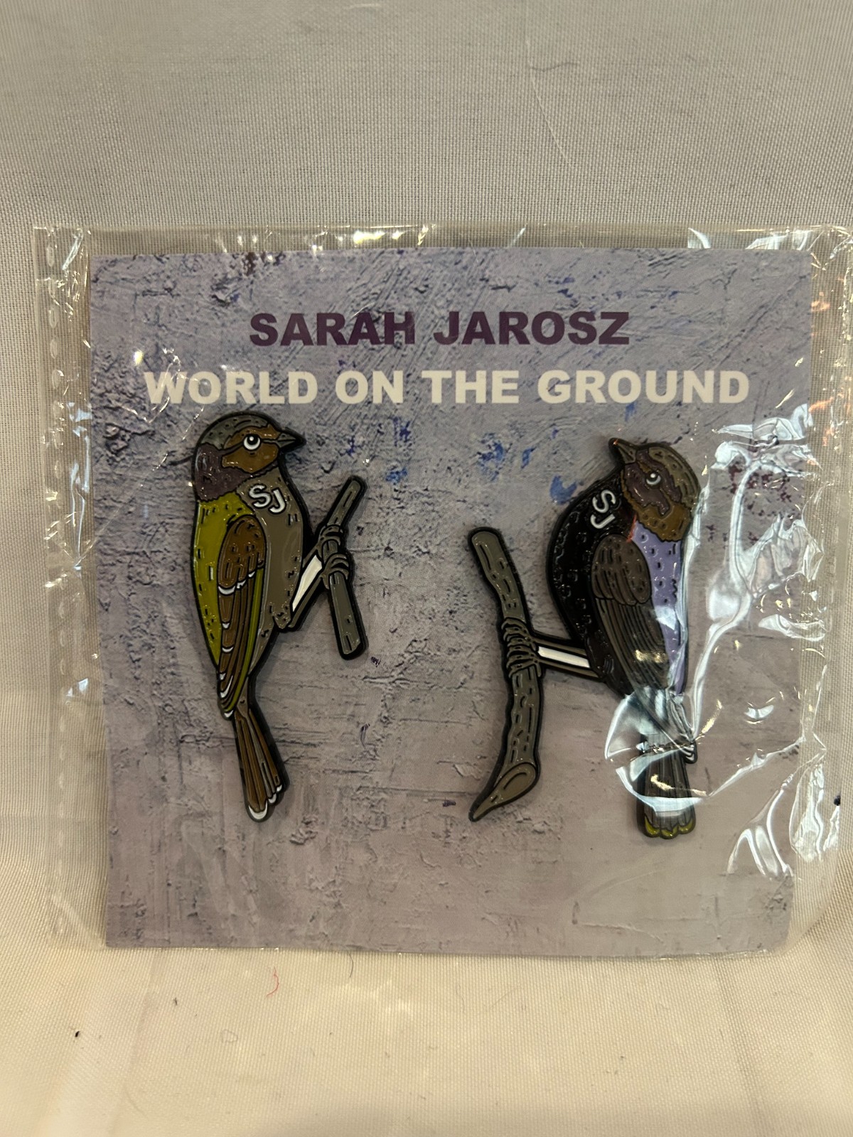 Sarah Jarosz World On The Ground Music Album Bird Enamel Pins rare