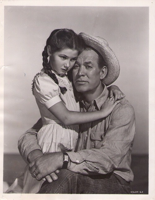 DONNA CORCORAN & WARD BOND 8×10 vintage photo GYPSY COLT dated 1954