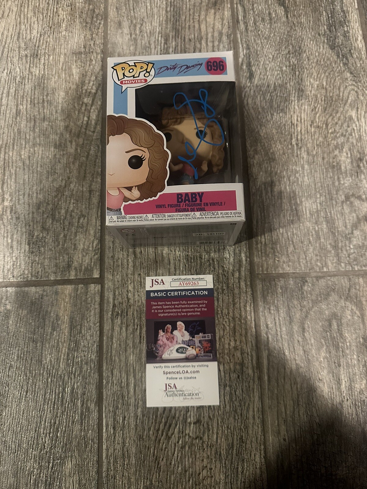 JENNIFER GREY SIGNED BABY DIRTY DANCING FUNKO POP JSA COA AUTOGRAPHED RARE!