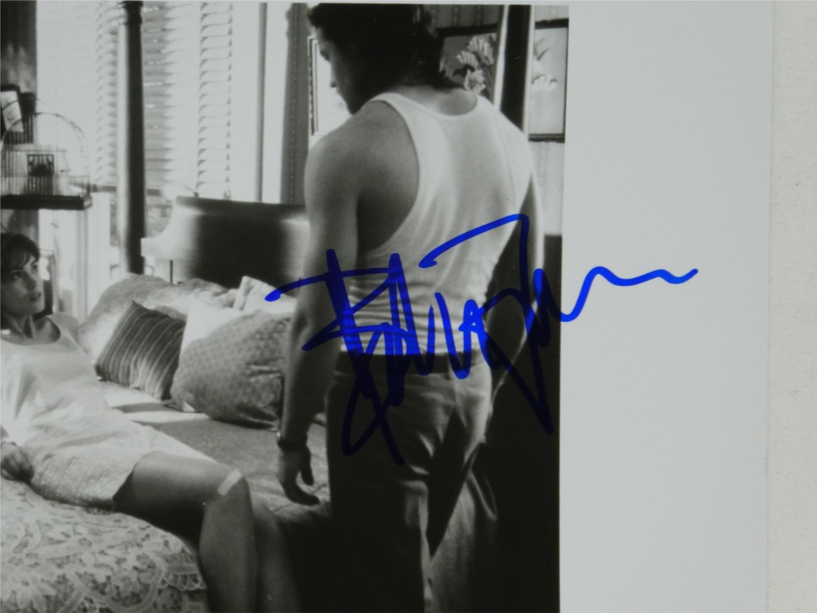 Brendan Fraser Signed 5.5×8 B&W Photo Still Breathing Autographed JSA COA