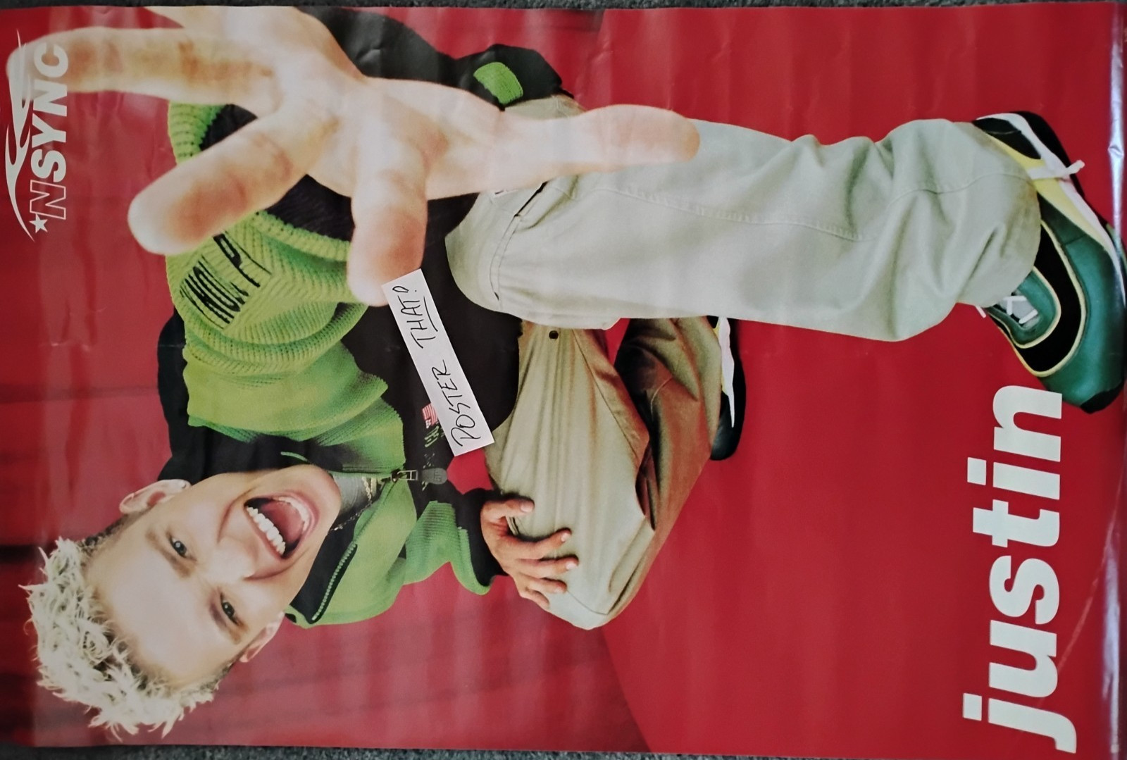 Poster – 1998 Original NSYNC “JUSTIN” Timberlake Funky (22×34)SNL