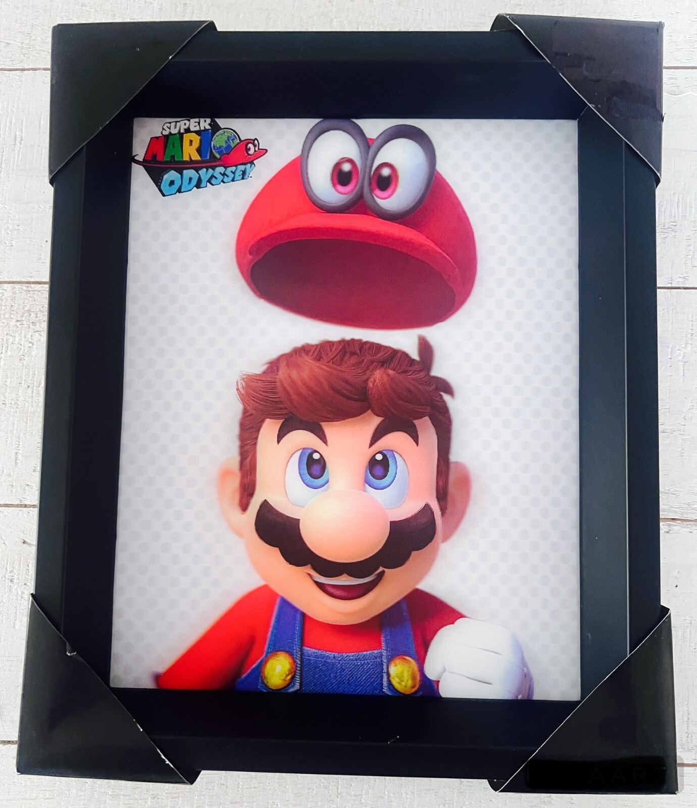 Super Mario Bros. Hologram 3D Picture 9×11 Nintendo Official 2017 Game Art