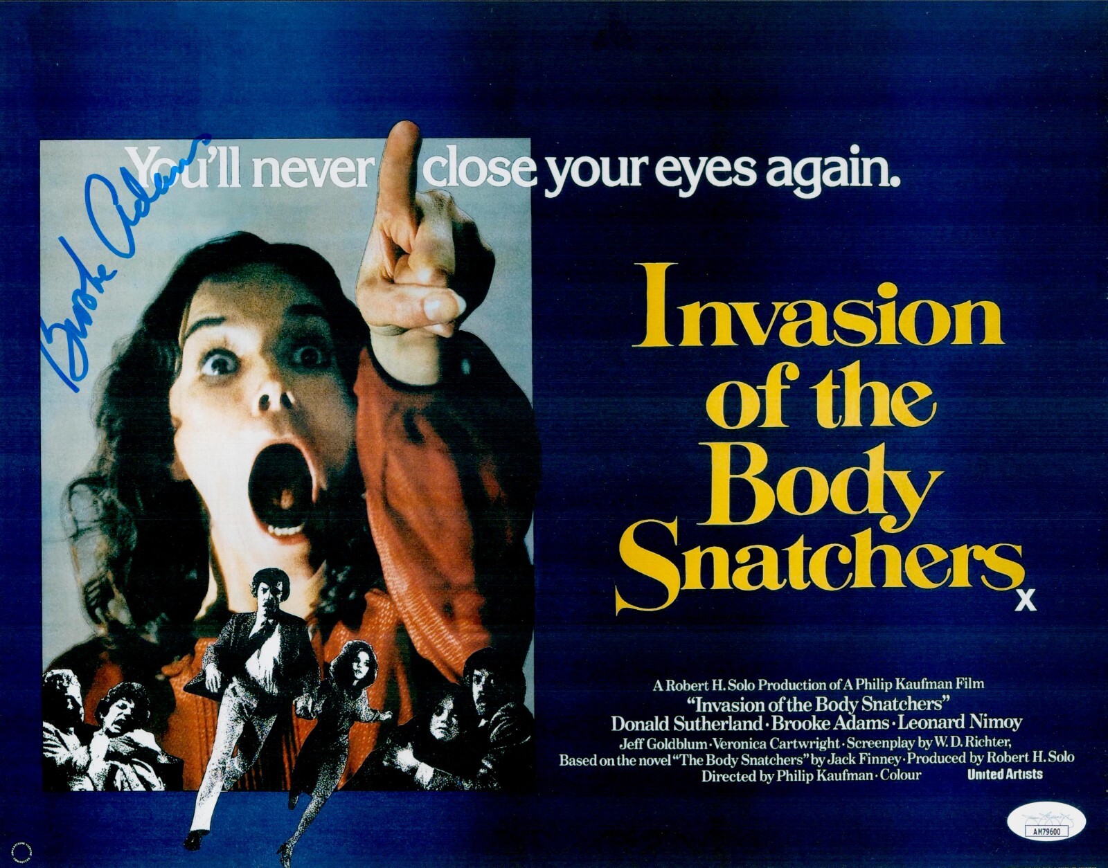 BROOKE ADAMS Signed INVASION OF THE BODYSNATCHERS 11×14 Photo Autograph JSA COA